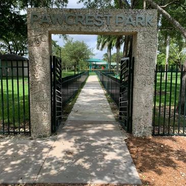 Stone entry way