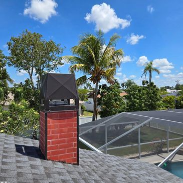 Chimney cap & chimney services including installation, certified chimney sweep & chimney repairs 