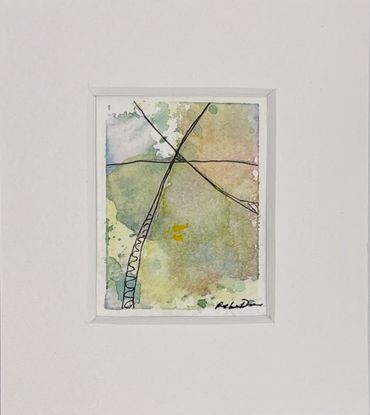 Untitled
Watercolor and ink
1 1/4" x 2"

#pocketsizepainting
#camperart
#smallspaceart
#bookshelfart