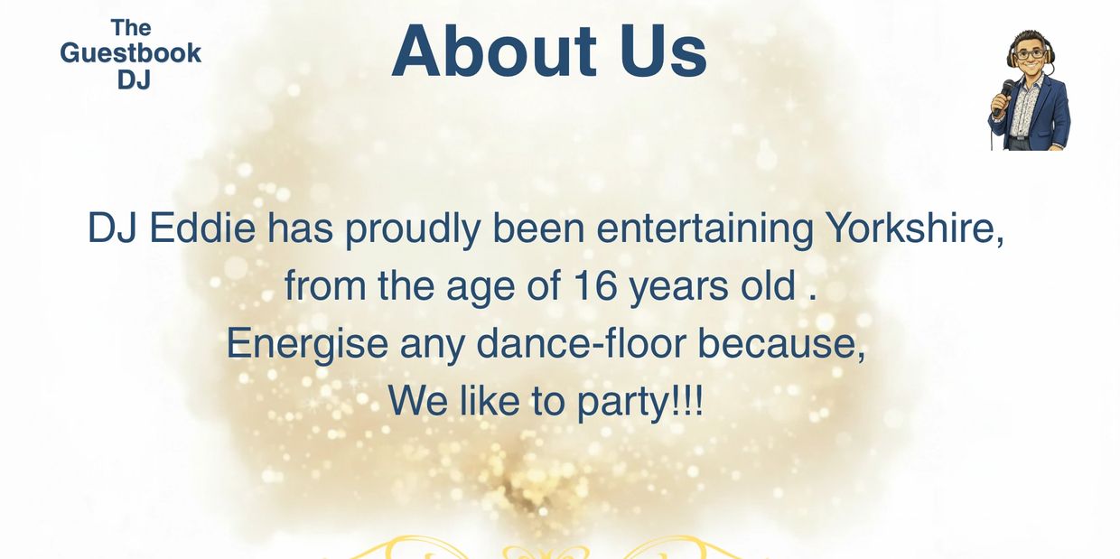 About DJ Eddie and his party enthusiasm.