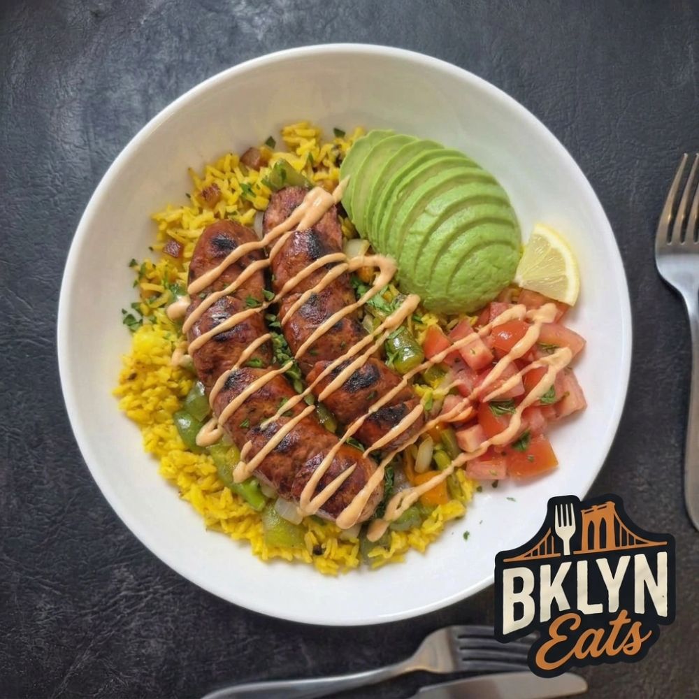 Chorizo fiesta rice bowl