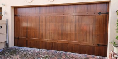 Timber Barn Style Sectional Garage Door