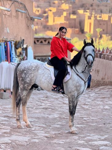 Local horse riding in the area of Ouazarzate and the Kasbah of Ait Ben Haddou.