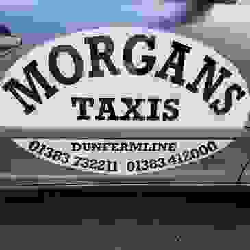 Morgans Taxis Dunfermline / Premier Taxis Fife with 8 seaters, Airport Hire to Edinburgh and Glasgow