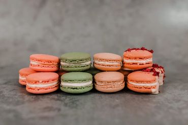 Selection of macarons