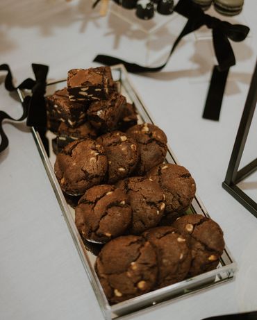 Triple chocolate brownies & cookies