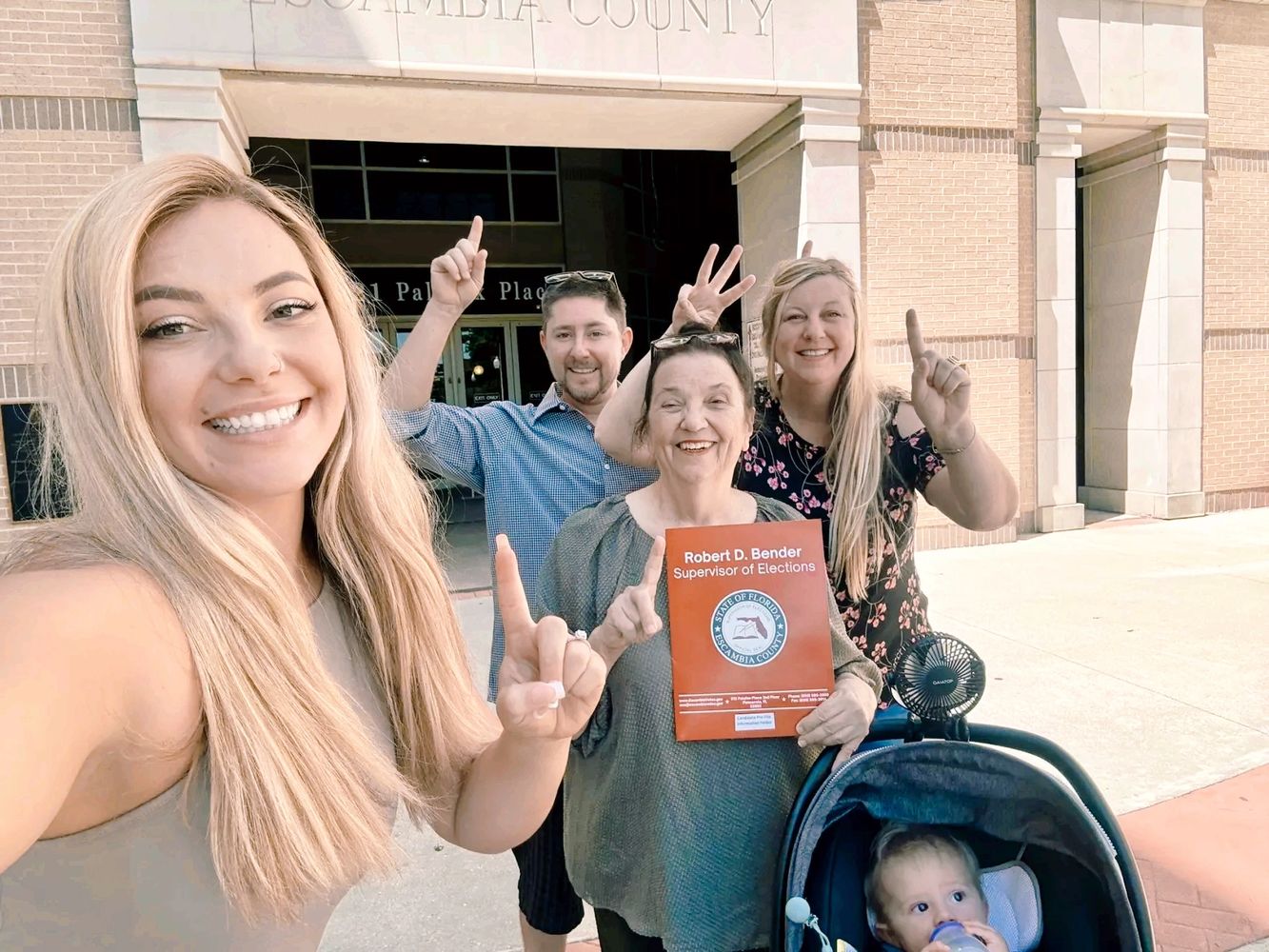 The Hill family file Ann Hill for Mayor  running against DC Reeves at the Escambia County elections.