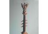 Trophy column with Rostra, (top half, cherry and rosewood, 24" high)