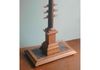 Trophy column with Rostra, (bottom half, cherry and rosewood, 24" high)