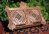 Islamic style bookstand (walnut with shell inlay, 14"x24")