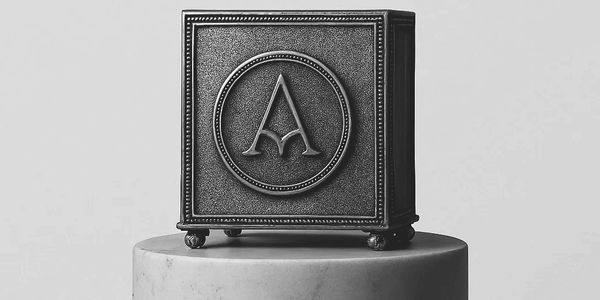 A relic of origin—where the emblem seals legacy into form.