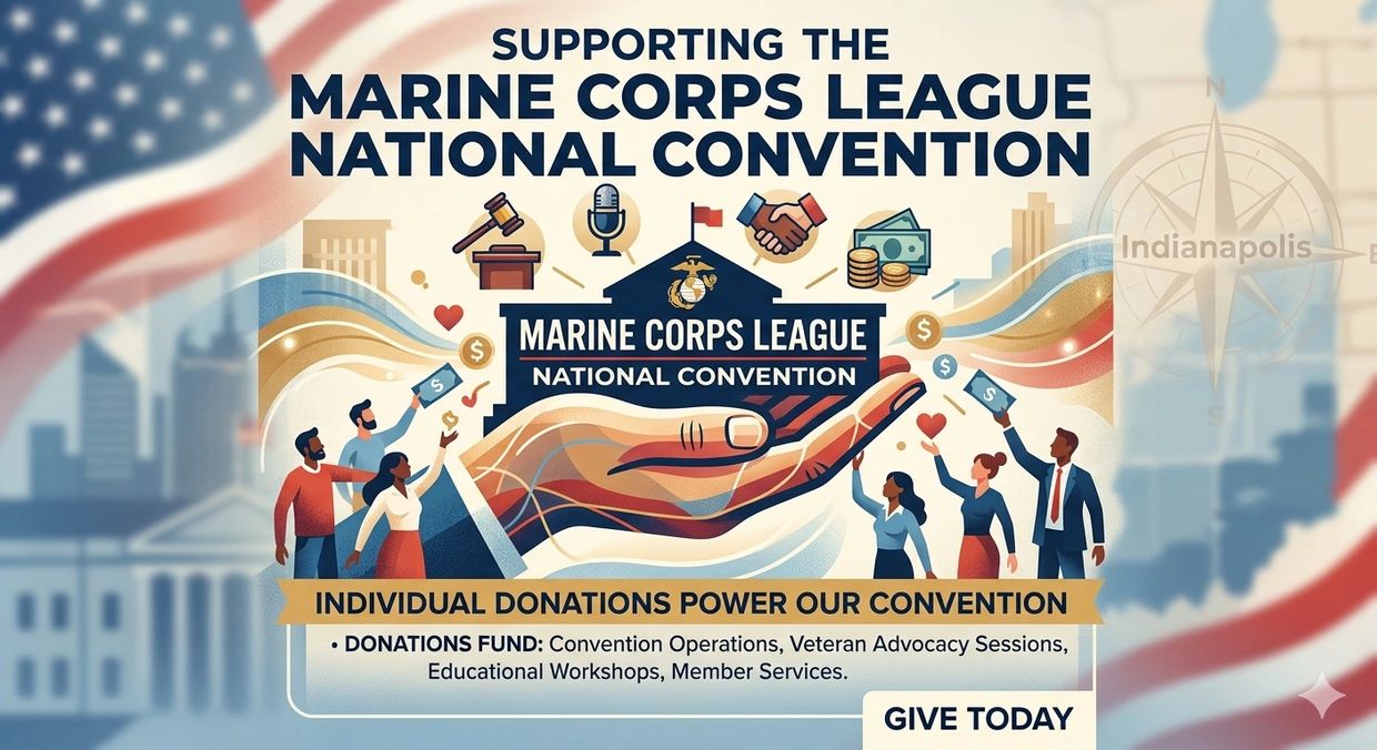 Support the Marine Corps League National Convention with individual donations for operations and workshops.