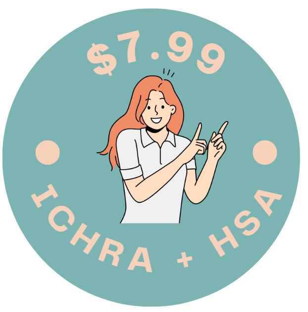 ICHRA and HSA for only $7.99 per employee
