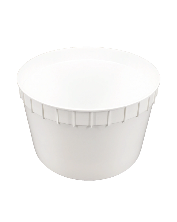 3 Gallon Ice Cream Pail Lid - White