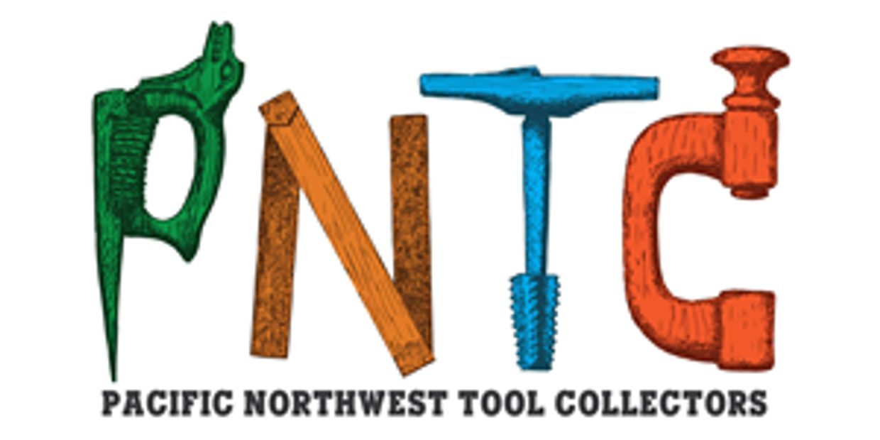 Logo spelling PNTC with tools, representing Pacific Northwest Tool Collectors.