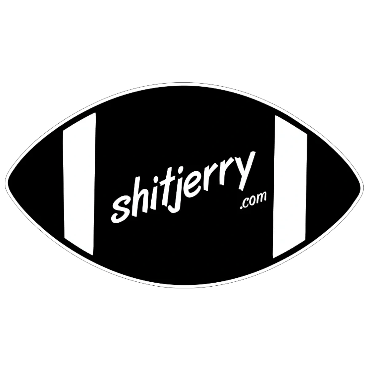 Black Bumper Sticker Goose Egg