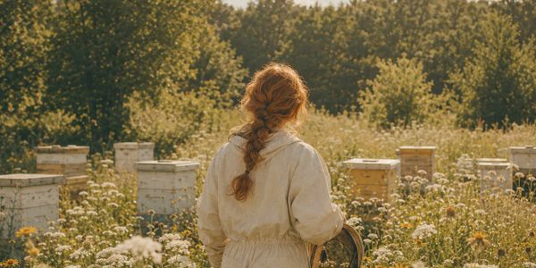Jessica Barzizza founder of Sancta Mellis and beekeeper