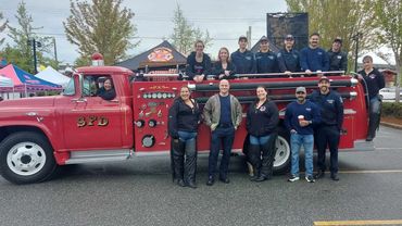 Country Cuties Dance Team with the Surrey Fire Department
