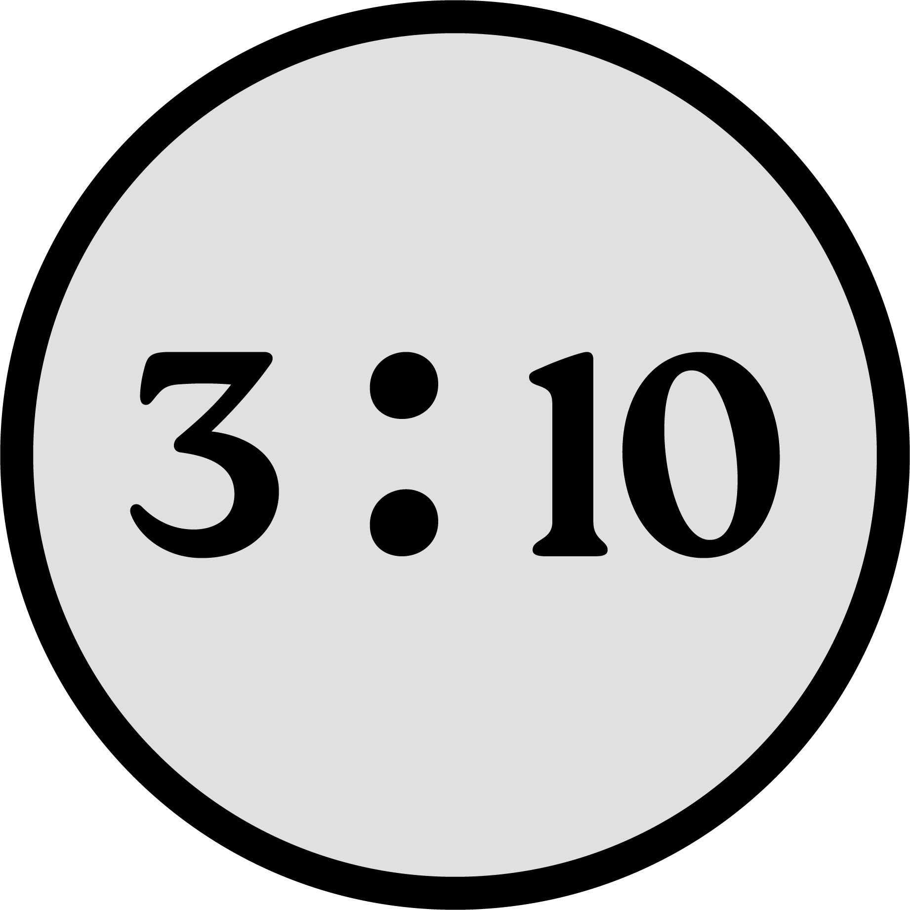Estudio 3:10