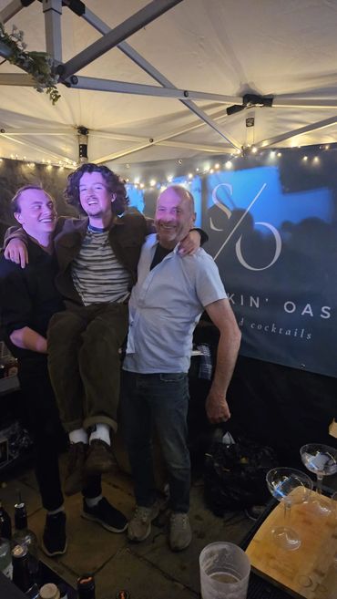 the team at the end of a busy event