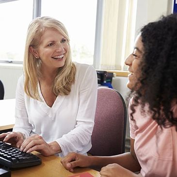 smiling professional