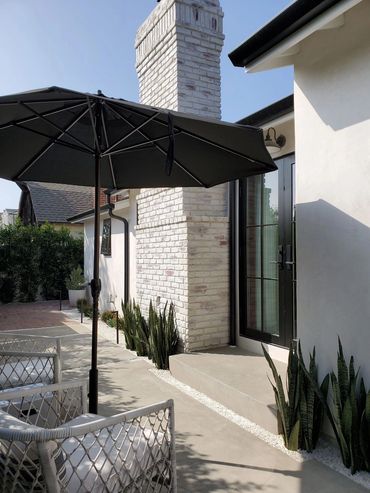 Stylish exterior of a modern new home