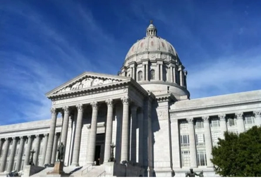 The Missouri State Capitol building in Jefferson City, Missouri