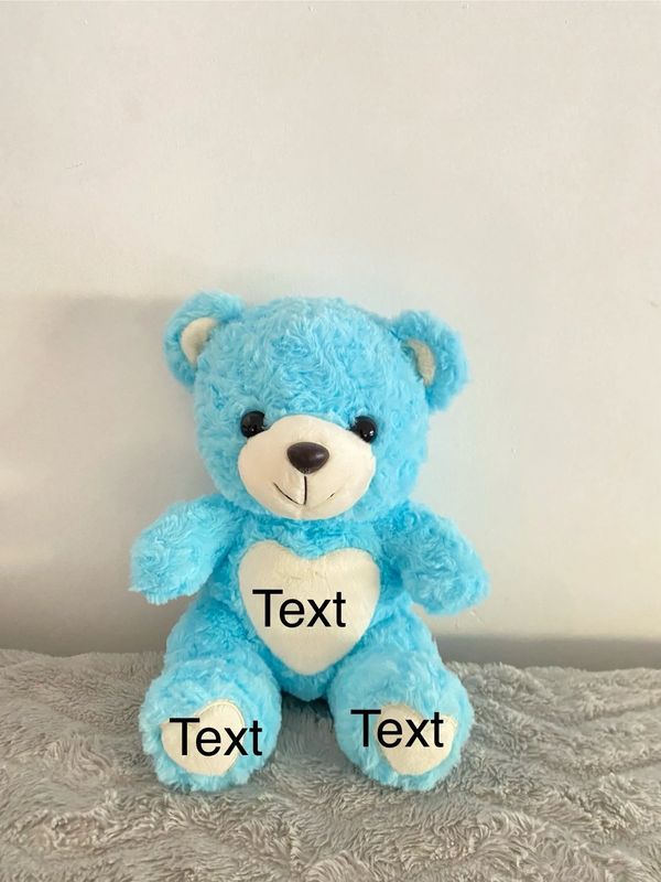 You can put your own message to make special teddy