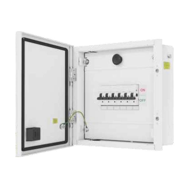 L&T Exora Distribution Board 8 Way | 2 IC + 6 OG Module | SPN, Double