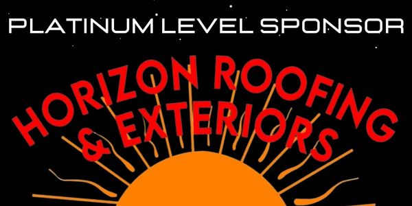 Sponsor banner for Horizon Roofing &amp; Exteriors at Platinum Level.