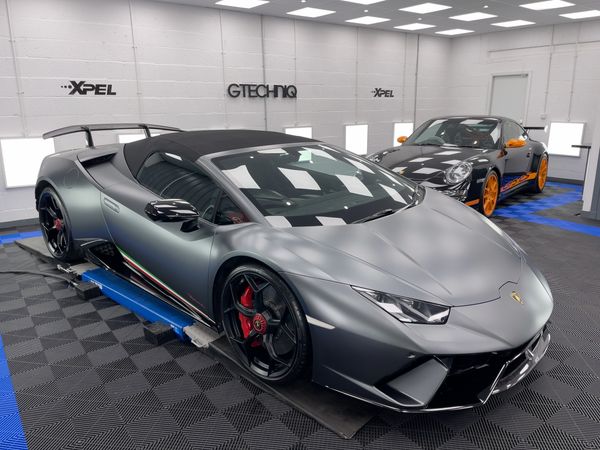 Lamborghini Xpel Paint Protection Film Gtechniq Ceramic Coating Car detailing Edinburgh Scotland