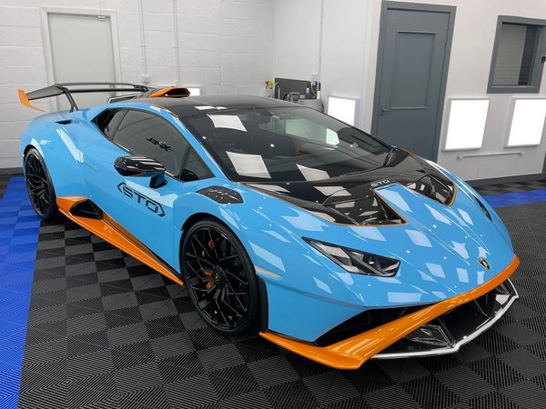 Lamborghini Xpel Paint Protection Film Gtechniq Ceramic Coating Car detailing Edinburgh Scotland