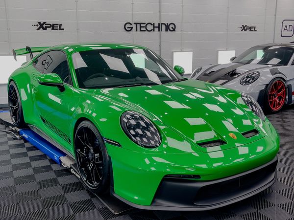 Porsche 911 GT3 Xpel paint protection film PPF Edinburgh Scotland car detailing autobath detailing