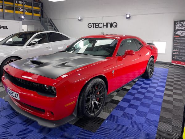 Dodge Challenger Hellcat SRT Xpel PPF paint protection film Edinburgh Autobath detailing