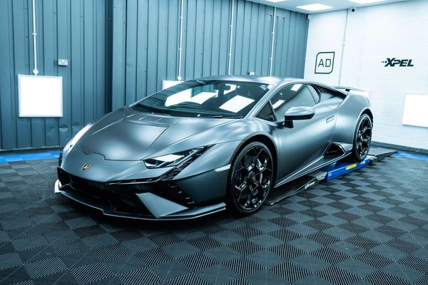 Lamborghini Xpel paint protection film PPF Edinburgh Scotland Stealth car detailing ceramic coating