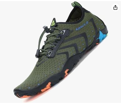 Mens Womens Water Shoes Quick Dry Barefoot Aqua Shoes Swim Diving Surf Water Sports for Pool Beach W