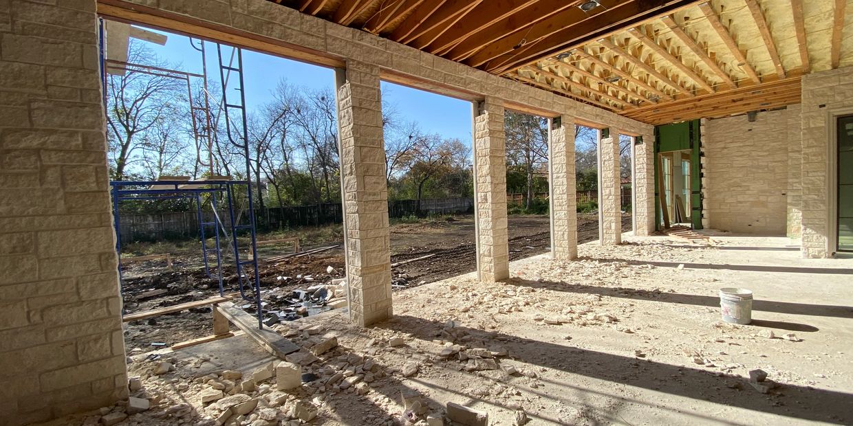 Luxury Dallas texas new build patio shade