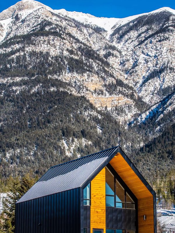 mountain cabin in Rockies