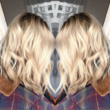 Blonde hair salon Boise Idaho. 