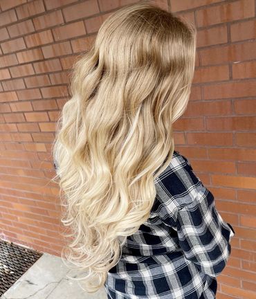 Blonde hair salon Boise Idaho. 