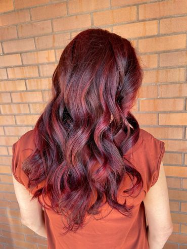 Red Hair salon Boise idaho.