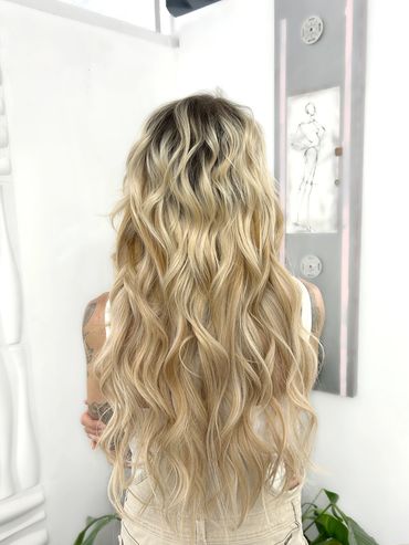 Blonde Hair salon Boise idaho.