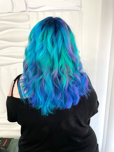 Mermaid hair salon Boise Idaho. 