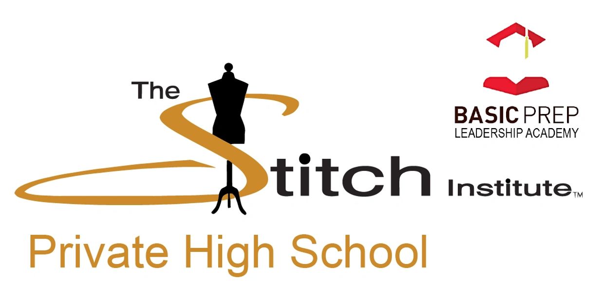 Logo for The Stitch Institute Private High School and Basic Prep Leadership Academy.