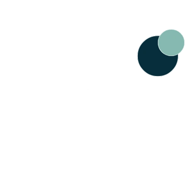 Logo for Shuey Advisory Services with text and two overlapping circles.