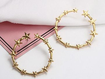 JHONNELLE Starry Dream Hoop Earrings