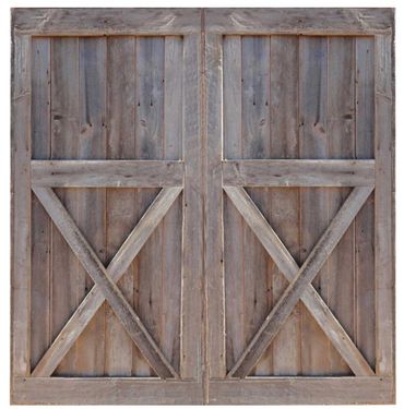 WOOD BARN DOORS 8x10