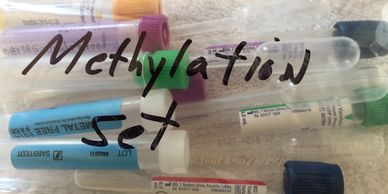 Our standard lab draw tubes for Methylation testing.  Spun, separated and frozen at your home for the laboratory