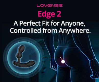 lovense edge 2 male masturbators toys for men anal plug app controlled vibrator for men