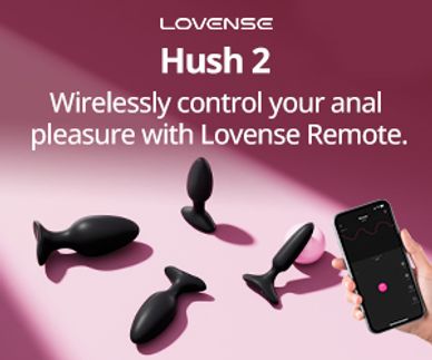 lovense hush 2 male masturbators toys for men anal plug app controlled vibrator for men and women